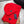 SET SCARF AND HAT IN CHERRY RED WOOL AND RABBIT FUR 397409