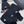 THREE-PIECES SET IN BLACK WOOL AND ACRYLIC 406558
