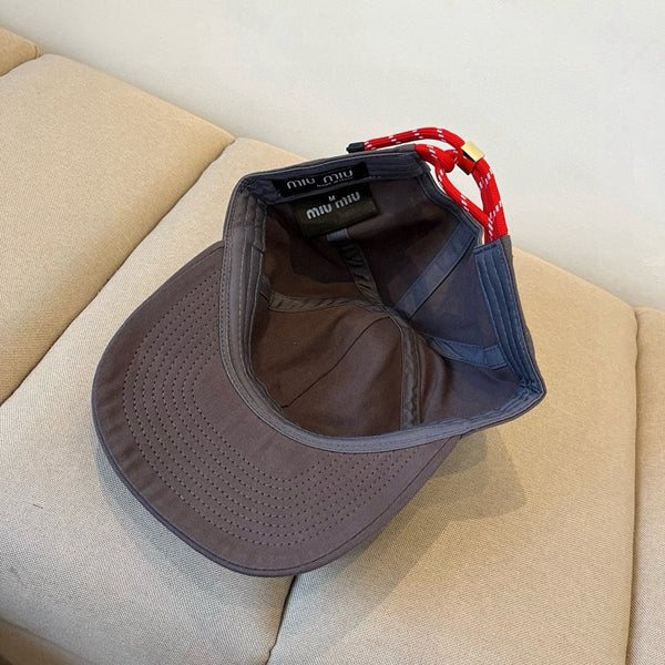 CAPPELLINO DA BASEBALL MM IN TESSUTO GRIGIO SCURO KAKI STILE 4