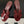 HM 25S ORAN HIGH‑HEEL SANDAL IN DARK RED SUEDE AND LAMBSKIN