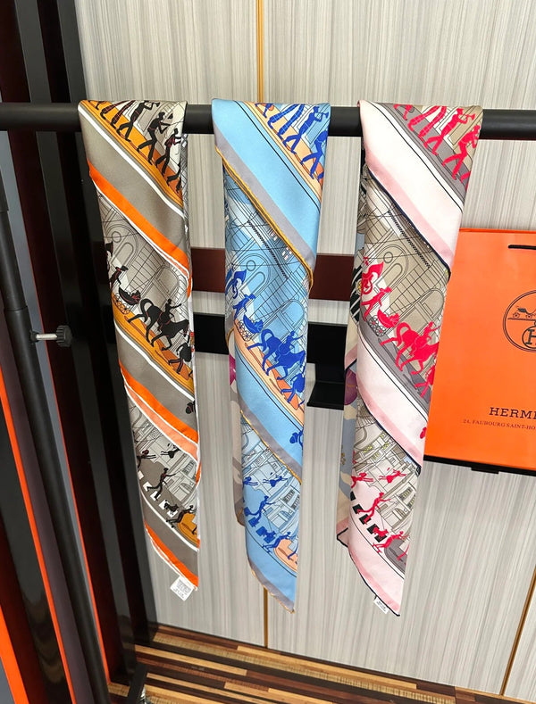 HERMES 25S SCARF 90 IN SILK 730546