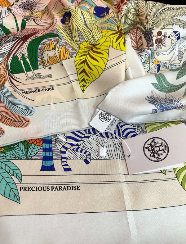 HERMES 25S SCIARPA 90 IN SETA 735741