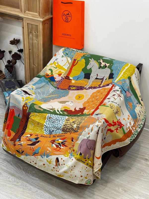 HERMES 25S SCARF 140 IN SILK 733913