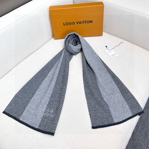 LV SCARF 180 CM IN CASHMERE 714296