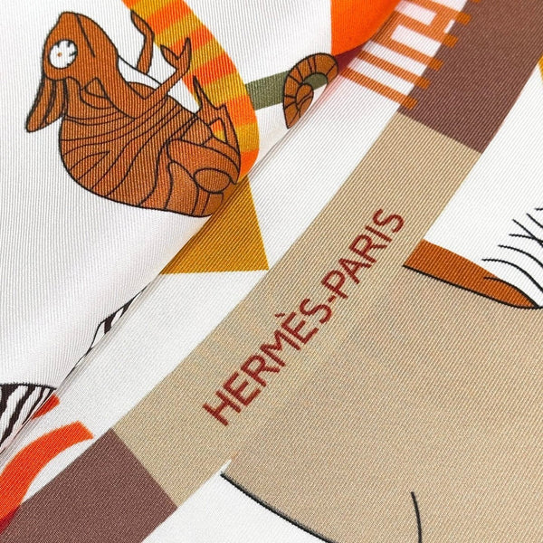 HERMES 25S SCIARPA 90 IN SETA 730646