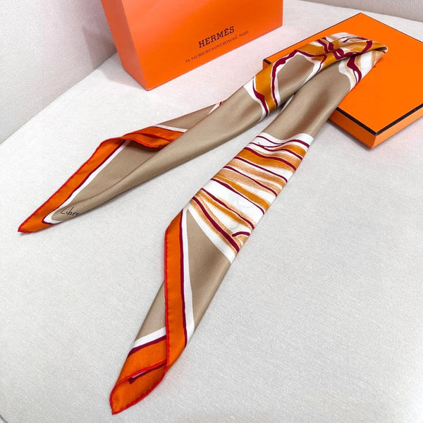 HERMES 25S SCARF 90 IN SILK TWILL 733935