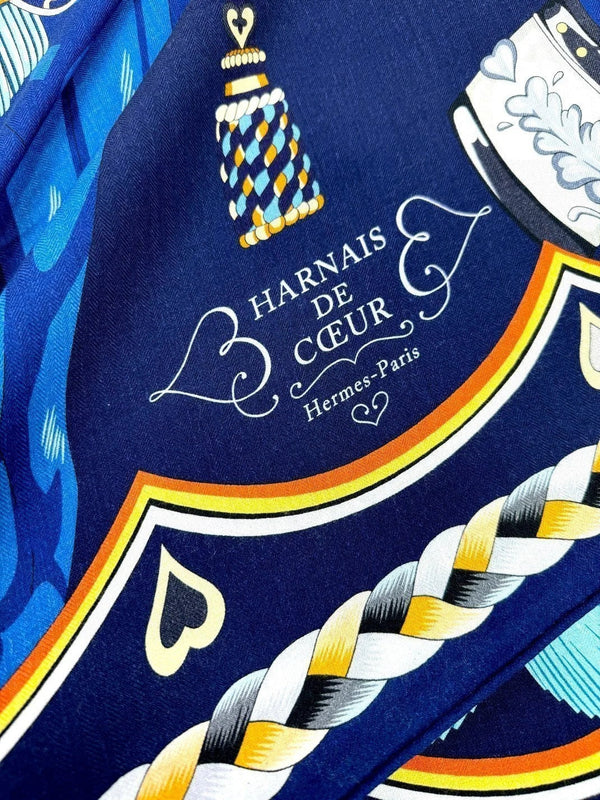HERMES 25S SCARF 135 IN CASHMERE SILK 730650