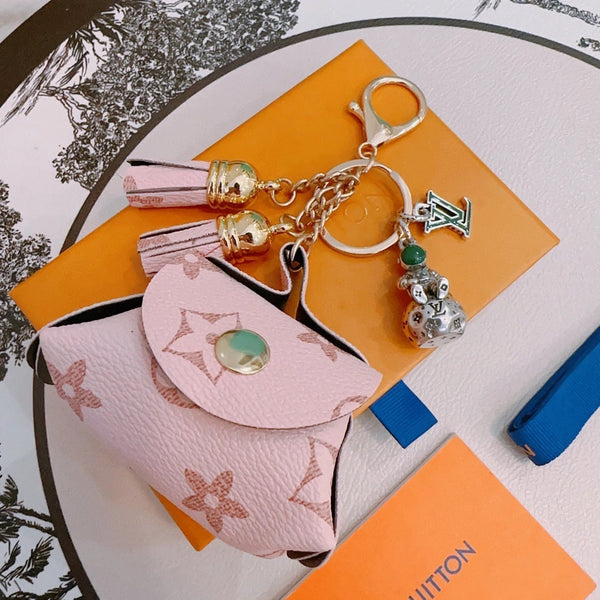 LV Pink Bag Charm