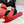 DOUBLE C BELT 30MM IN RED CALFSKIN METAL BUCKLE