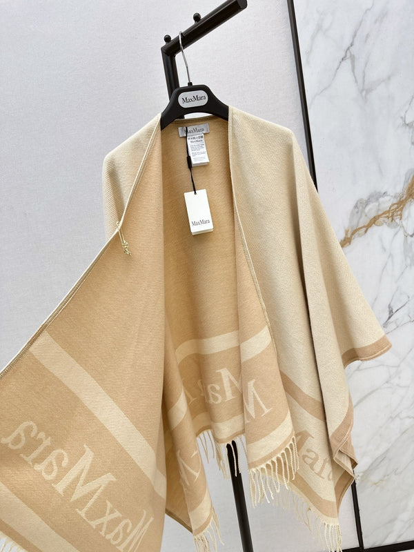 MAX MARA 25S JACQUARD CAPE COAT 008