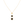STAR AND SUN ONYX PINK GOLD NECKLACE
