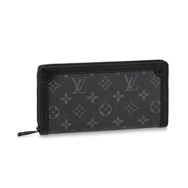 PORTAFOGLIO TRUNK ZIPPY 19.5 NERO TELA MONOGRAMMA