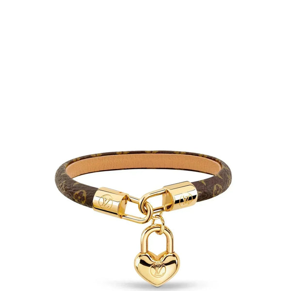 BRACCIALE IN PELLE E ORO LV CRAZY LOCK