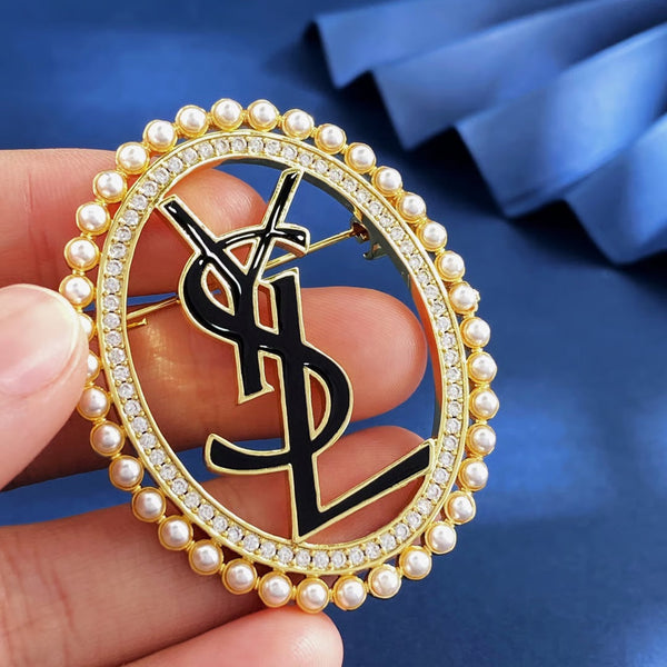 YSL Brooch Gold 172642