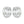 White Gold Plated Inifinite Love Hoop Earring Cartilage Earrings Lightweight
