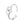 Engraved Initial Letter A Open Ring Heart-shaped Adjustable Stackable Rings