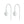 Simple Heart-shaped Drop Ear Threads Long Tassel Earrings