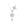 Snowflake Pendant Necklace Heart-shaped Moonstone Starburst Neck Chain