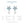Ocean Blue Zircon Starfish Stud Earrings Shell Pearl Drop Earrings