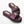 mules bordeaux in pelle di agnello in pelle di agnello