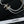NECKLACE DOUBLE C IN BLUE DENIM BLACK SILVER TWO-LAYER