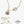 PENDANT NECKLACE FULL DIAMOND FOUR-LEAF CLOVER DOUBLE C IN GOLD