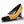 pumps yellow black patent calfskin