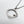 GG PENDANT NECKLACE LOGO ENGRAVED G CHARM TOP PLATE SILVER