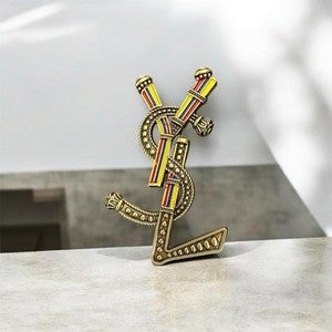 YSL Brooch Gold 189460