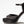 sandals black satin strass