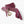 sandals burgundy suede calfskin