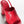 sandals red patent crumpled lambksin