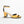 sandals yellow patent calfskin