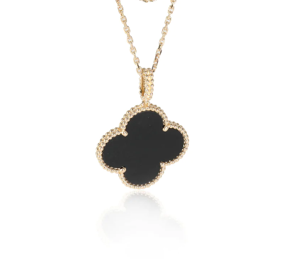 COLLANA CLOVER IN ORO ROSA