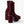 short boots burgundy black suede kidskin