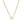 POP H NECKLACE WHITE PENDANT GOLD HARDWARE