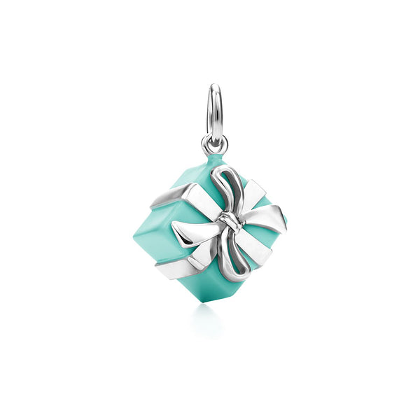 COLLANA CON CIONDOLO A SCATOLA BLU