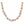 HARDWEAR GRADUATED LINK NECKLACE ROSE GOLD WITH PAVE DIAMONDS