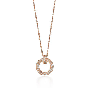 COLLIER MOYEN T1 CERCLE DIAMANT PAVÉ