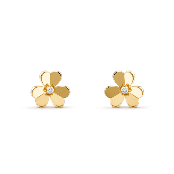 FRIVOLE GOLD FLOWER EARRINGS