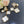 CLOVER WHITE MOP 4 MOTIFS GOLD