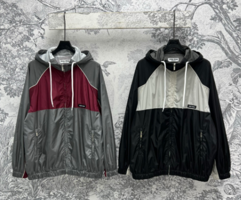 Miu Miu 25 Nylon Color Matching Jacket Polyester