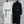 LV 25 Pleated Design Belt That Pinches Waist Dress Black White Cotton