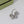 FOUR-FLOWERS SILVER DIAMONDS RING