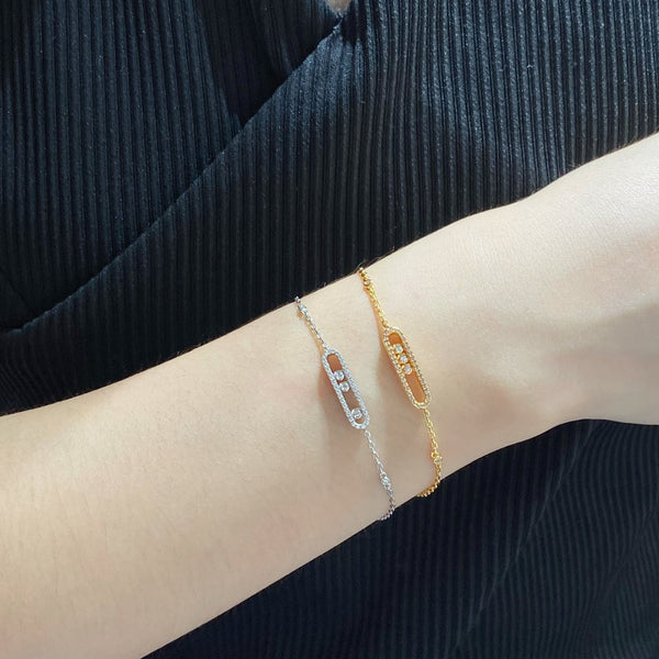 BRACCIALE CON DIAMANTI PAVED BABY MOVE 