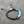 LV CHARM MONOGRAM BLACK AND BLUE BRACELET