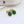 ORECCHINI A PERNO IN ORO MALACHITE BOHEME