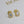 BOHEME MOP GOLD STUD EARRINGS