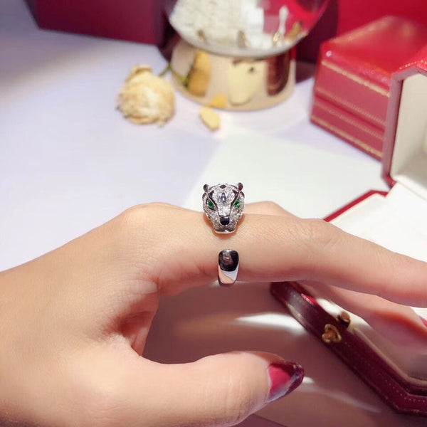 ANELLO PANTHERE CON DIAMANTI DA 10,7 MM