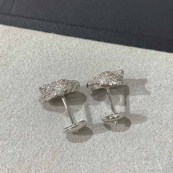 ORECCHINI CON DIAMANTI PANTERA
